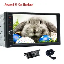Фронтальная камера и заднего вида Камера В комплекте 2 DIN Android 6.0 стерео Авто Радио 1080 P видео аудио автомобиля FM радио SWC (нет dvd-плеер)