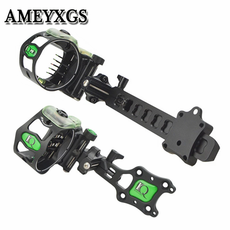 

1Pc Micro Compound Bow Sight Scope Long/Short Pole Sights Mount For Compound Bow Outdoor Hunting Shooting Archery Accessories