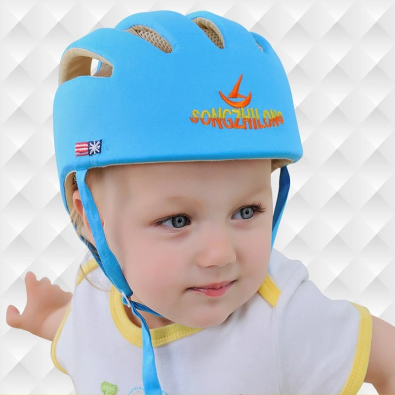 Infant Baby Toddler Safety Helmet Hat Headguard Walk Cap Kids No Bumps Protector 