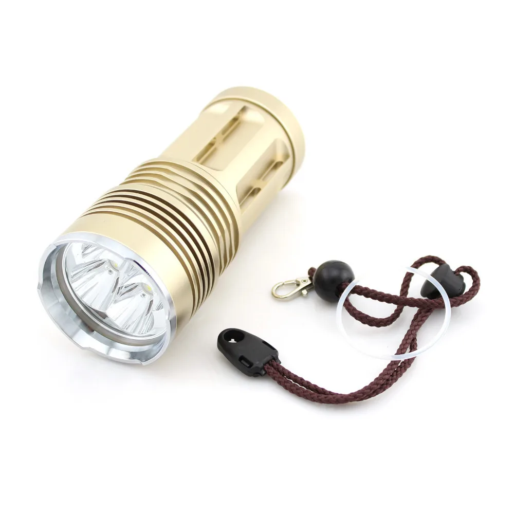 SKYRAY KING 4x CREE XM L T6 3 режима 5000 люмен 18650 аккумулятор светодиодный фонарик для