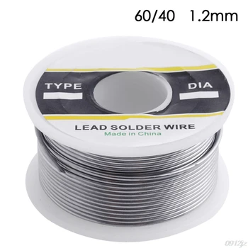

Tin lead Rosin Core Solder Wire 100g 1.2mm 60/40 Flux Reel Tube Tin Lead Rosin Core Soldering Welding Wire