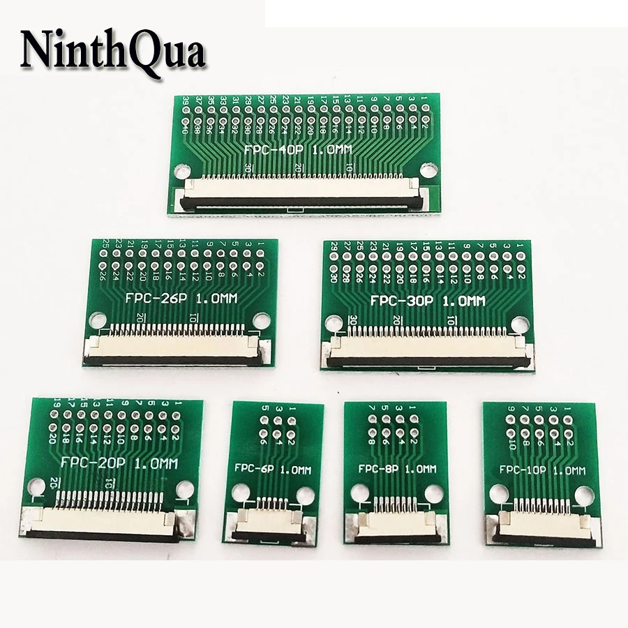 1 шт. FPC FFC кабель 6 8 10 20 26 30 40 PIN 0 мм шаг разъем SMT адаптер до 2 54 00 дюйма сквозное