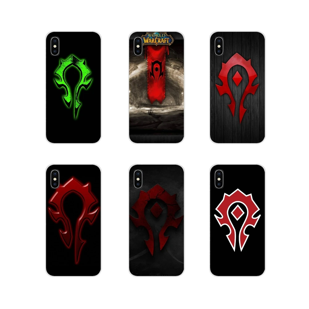 Мягкий прозрачный чехол для Xiaomi Redmi 4A S2 Note 3 3S 4 4X 5 Plus 6 7 6A Pro Pocophone F1 game WOW World of Warcraft horde