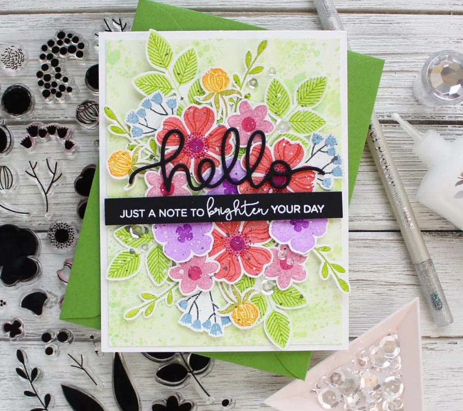 

TPP Latest flower design Clear Silicone Stamp/Seal for DIY scrapbooking/photo album Decorative clear stamp sheets