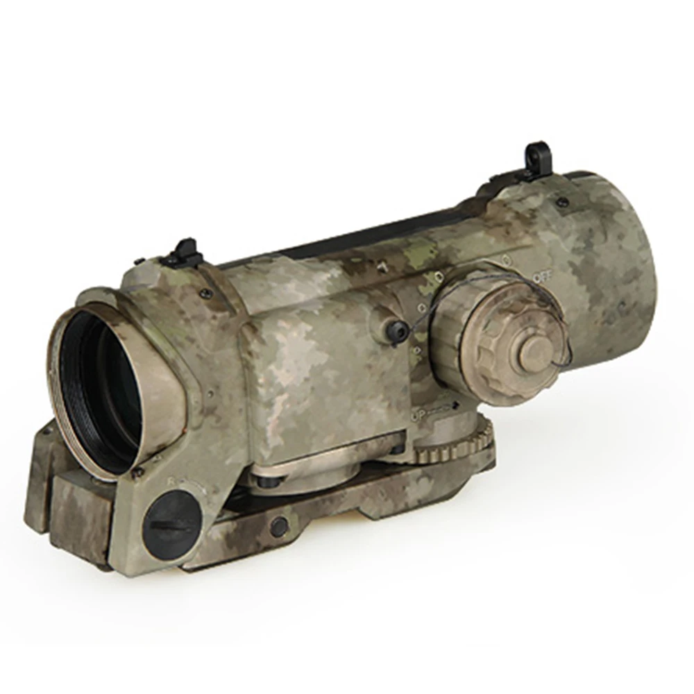 

4X Tactical Optical Rifle Scope Sight Hunting Accessories Riflescope Gun Monocular Camouflage Shoot Telescope