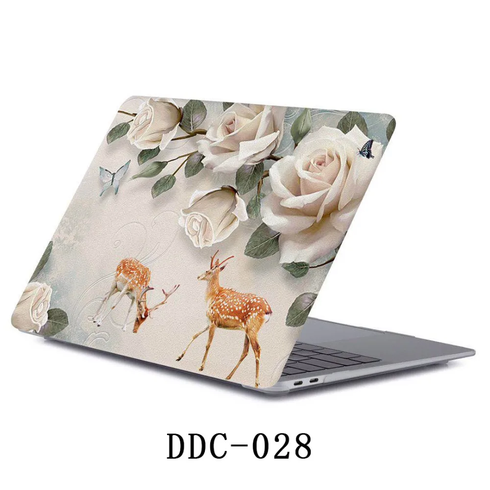 Printed Deer Coque For MacBook Air Pro Retina 11 12 13 15 mac Book Air 13 Pro 15.4 13.3 2018 Touch Bar Cartoon PVC Laptop Case  (1)