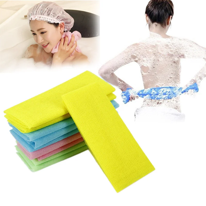 

Body Brush Bath Brush Widget Nylon Bath Mesh Shower Towel Exfoliating Gadget Body Soap Cleaning Foams Catalyst Casual Color 1pc