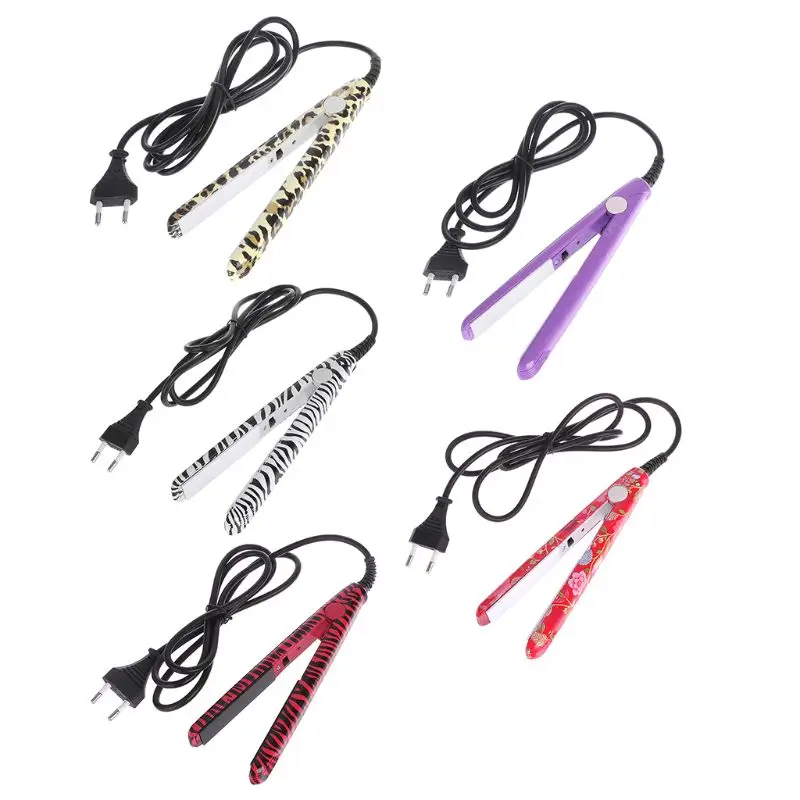 

2018 Pro Ceramic Hair Straightener Steam Curler Curly Styler Flat Iron for Dry & Wet Hair Styling Tool For Women