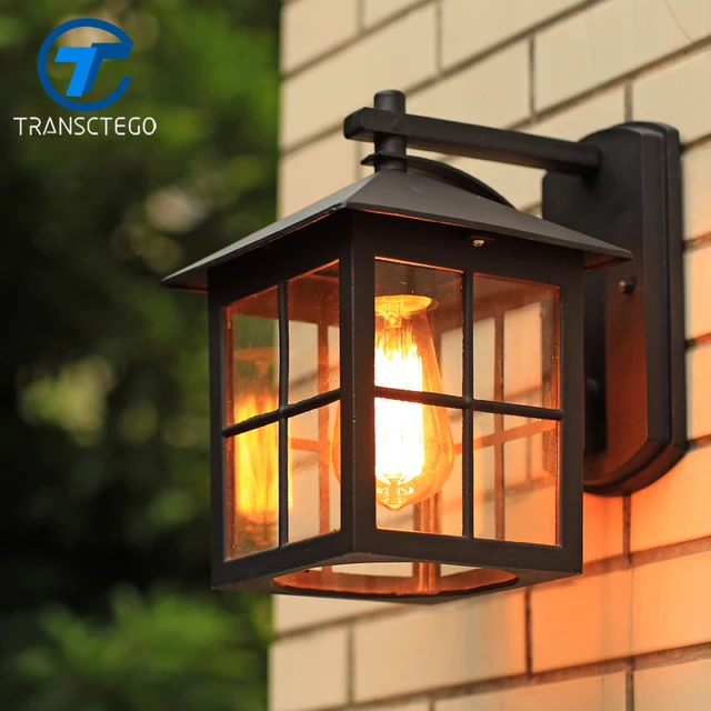 wall lamp american country style simple modern waterproof outdoor