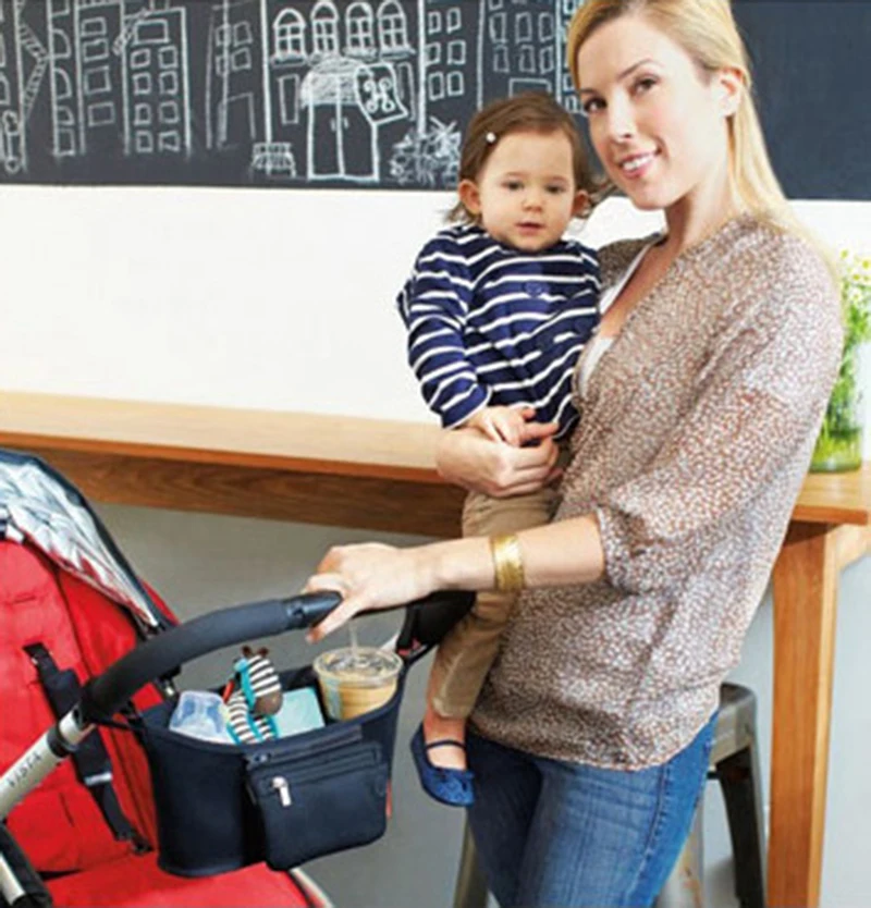 Baby Stroller Bag Organizer Toddler Nappy Diaper Bags Multifunction Stroller Holder Mummy Bag For Baby Care Accessories BB5100 (12)