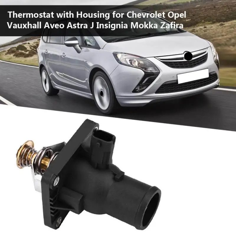 55564891 термостат охлаждающей жидкости двигателя с корпусом для Chevrolet Opel Vauxhall Aveo Astra