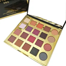 20 cores Highlighter Pressionado Pigmento Em Pó Da Paleta Da Sombra de Maquiagem Maquiagem Sombra Paleta de Sombras De Ojos Profesional