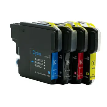 

4pcs/combo Ink Cartridge LC985 LC39 Ink Cartridges for Brother DCP-J315W MFC-J415W MFC-J220 MFC-J265W DCP-J125