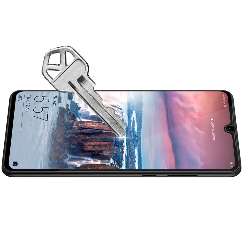 Закаленное стекло для Huawei P40 P30 Lite Nillkin CP + 2.5D полное клеевое Защитное экрана