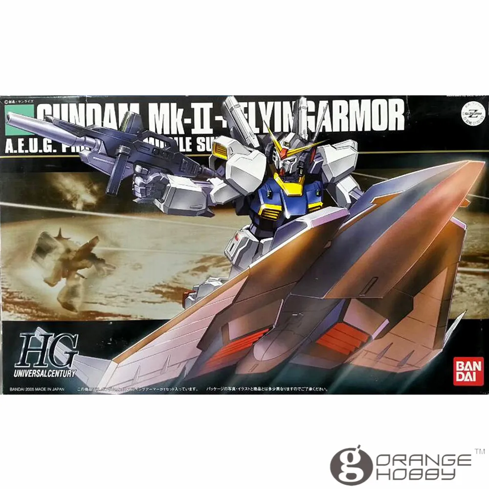 

OHS Bandai HGUC 053 1/144 Gundam Mk-II And Flying Armor Mobile Suit Assembly Model Kits