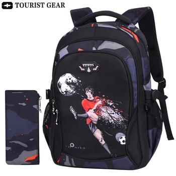 

printing schoolbag football child cute anime backpack travel and school bags for teenage boys mochila escolar infantil menino