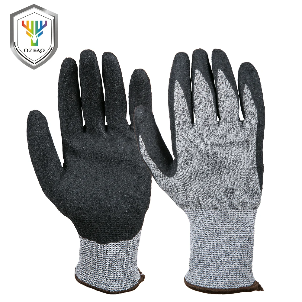 OZERO Work Cut Resistant Gloves Proof Protect Stainless Steel Wire