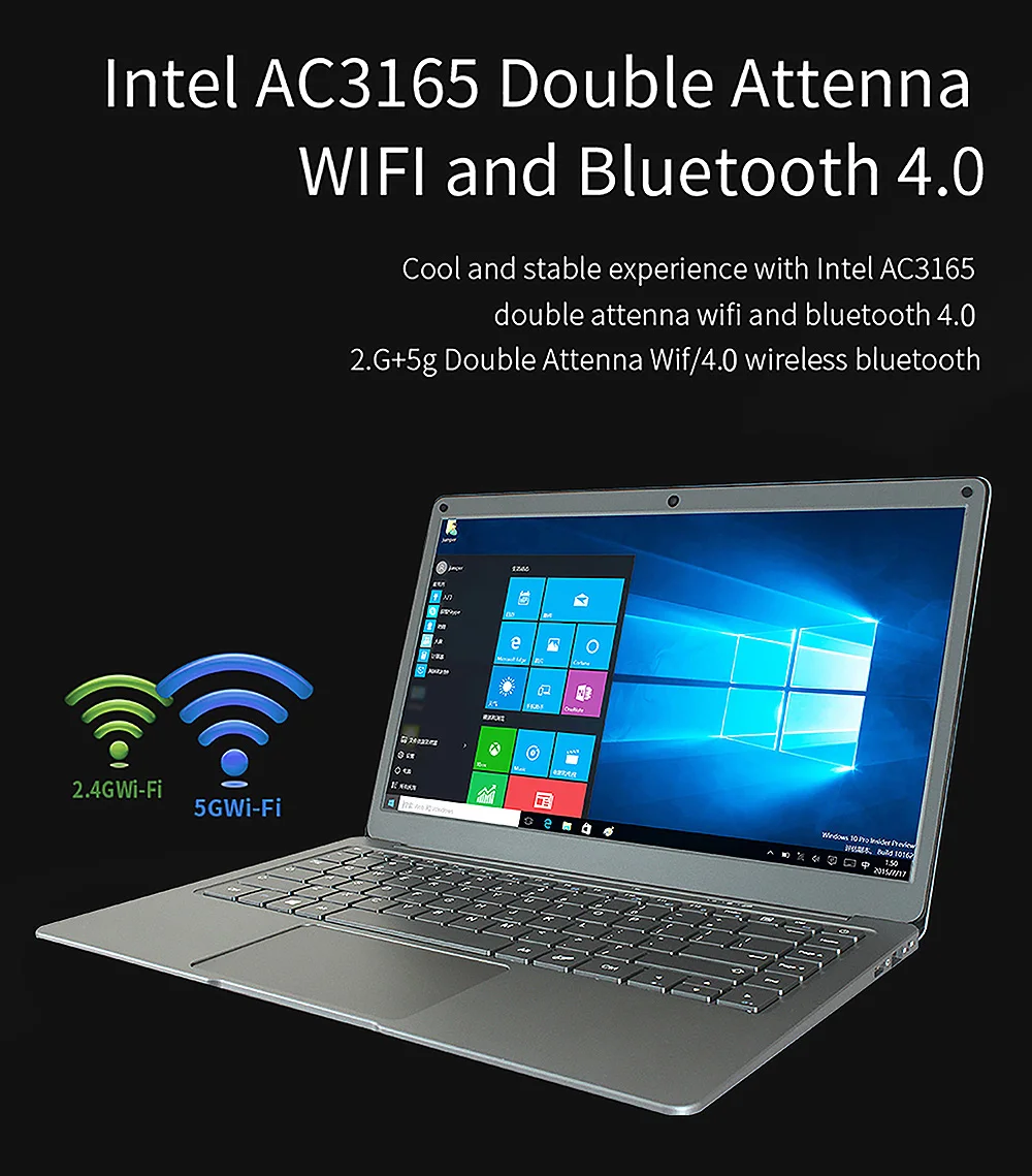 Jumper EZbook X3 Ноутбук 13,3 дюймов Windows 10 Intel Apollo Lake N3350 четырехъядерный 1,1 ГГц 6 Гб 64 Гб HDMI камера двойной WiFi ноутбуки