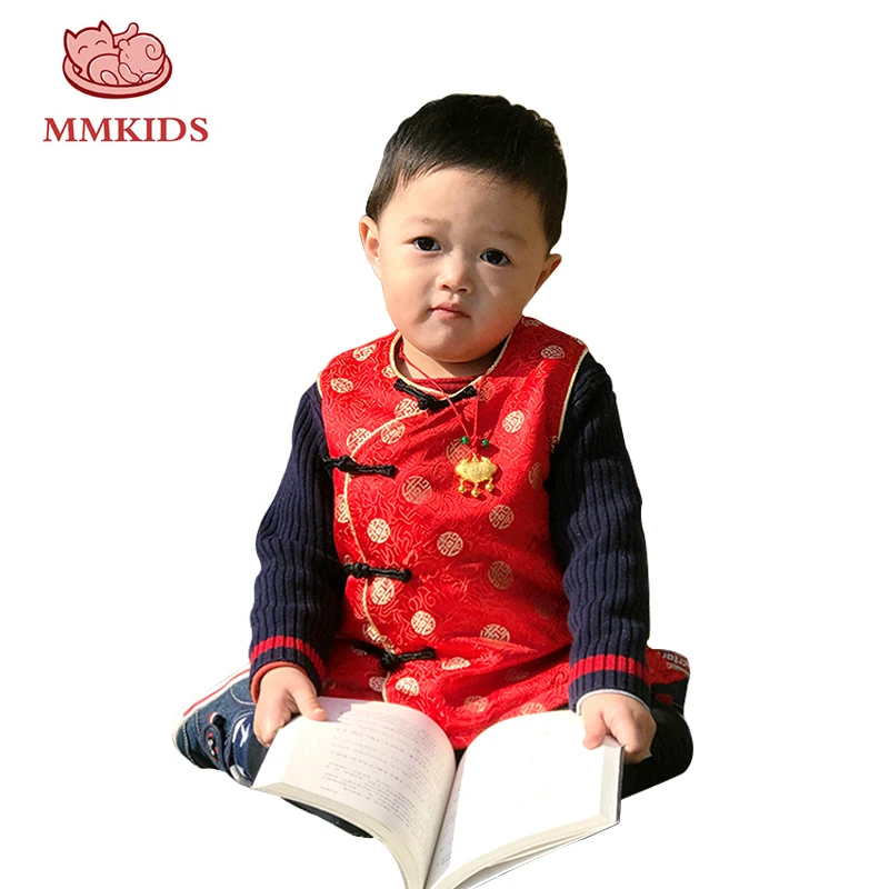 

Boys Vests Fashion Autumn&Winter Printed Button Kids Waistcoat Baby Girl Clothes Children Clothing Vest Jacket Coat for Boys
