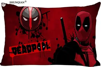 

Custom Deadpool Pillowcase Home Living room cushion pillowcase Rectangular Silk Pillowcase Two Sides Printing
