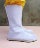 white chinese ancient high boots swordsman cosplay royal soldier cosplay shoes knight wear minister officer shoes ► Photo 3/4