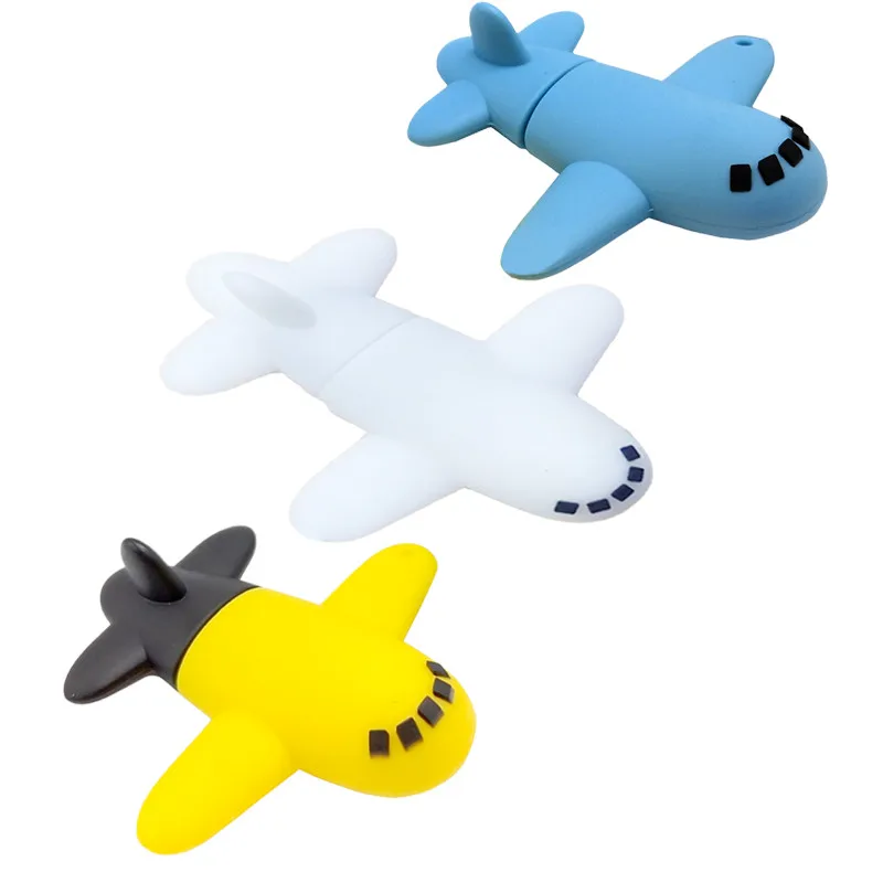 Купить Мультфильм самолет смешной Usb Flash Drive 4 GB 8 GB 16 GB карта памяти флэш накопитель 32 GB 64 GB флешки самолета u диск подарки для мальчика