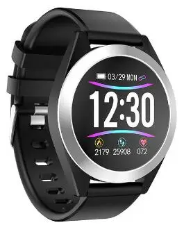 Женские часы G50S, пульсометр, кровяное давление, спортивные часы, браслет, фитнес-браслет, смарт-часы для мужчин, для ios, android, apple watch - Цвет: Черный