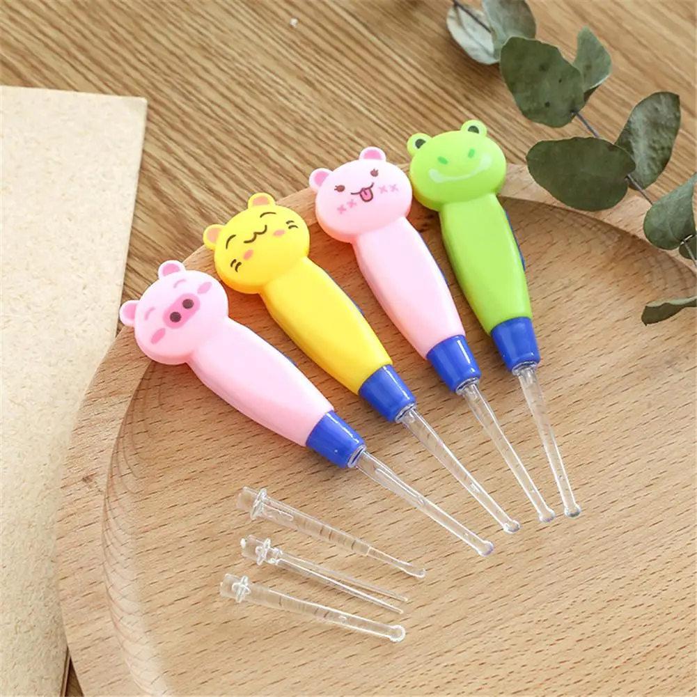 Kidlove Bay Cartoon Figure Detachable Illuminate Ear Cleaning Tool Ear-pick Earwax Remover Cleaning Ear Care Tool