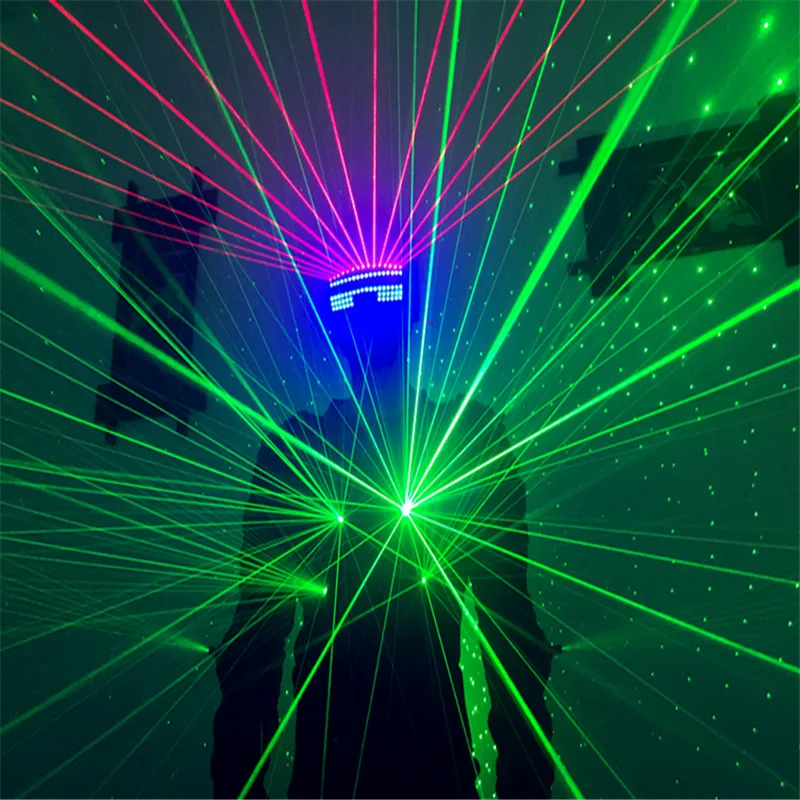 T826-1 лазерные костюмы, зеленый светильник, dj dance Laser, Мужская одежда, бесцветные лазерные перчатки, светодиодная маска для бальных танцев, светодиодные костюмы, одежда