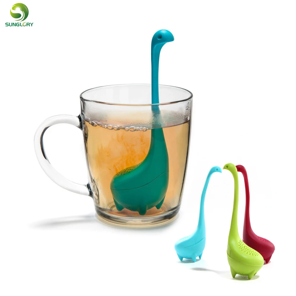 

Silicone Loch Ness Monster Tea Infuser Dinosaur Tea Filter Diffuser Reusable Tea Strainer Spice Loose Tea Leaf Herbal Tool