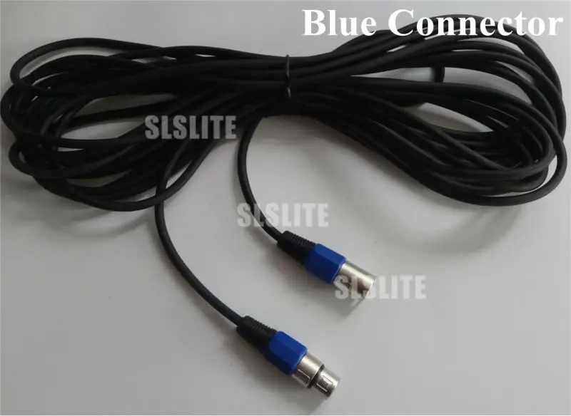 10pcs/lot DMX Cable 10 m Length 3 pin Signal Connection DMX Cable For