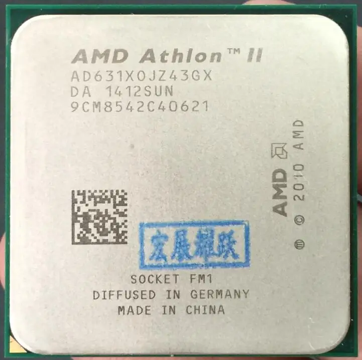

AMD Athlon II X4 631 FM1 Quad-Core CPU 100% working properly Desktop Processor