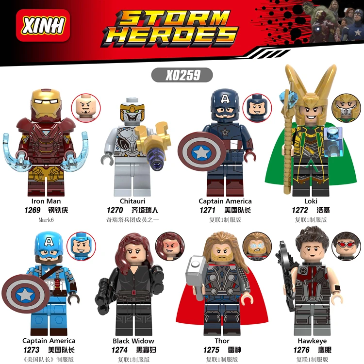aliexpress iron man lego