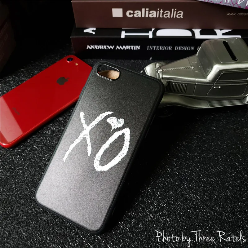 

XO Heart Patterned Print Matte Phone Case Back Cover for iPhone 7 8 6s 6 Plus X XR XS Max Soft Phone Case for Lovers Couples New