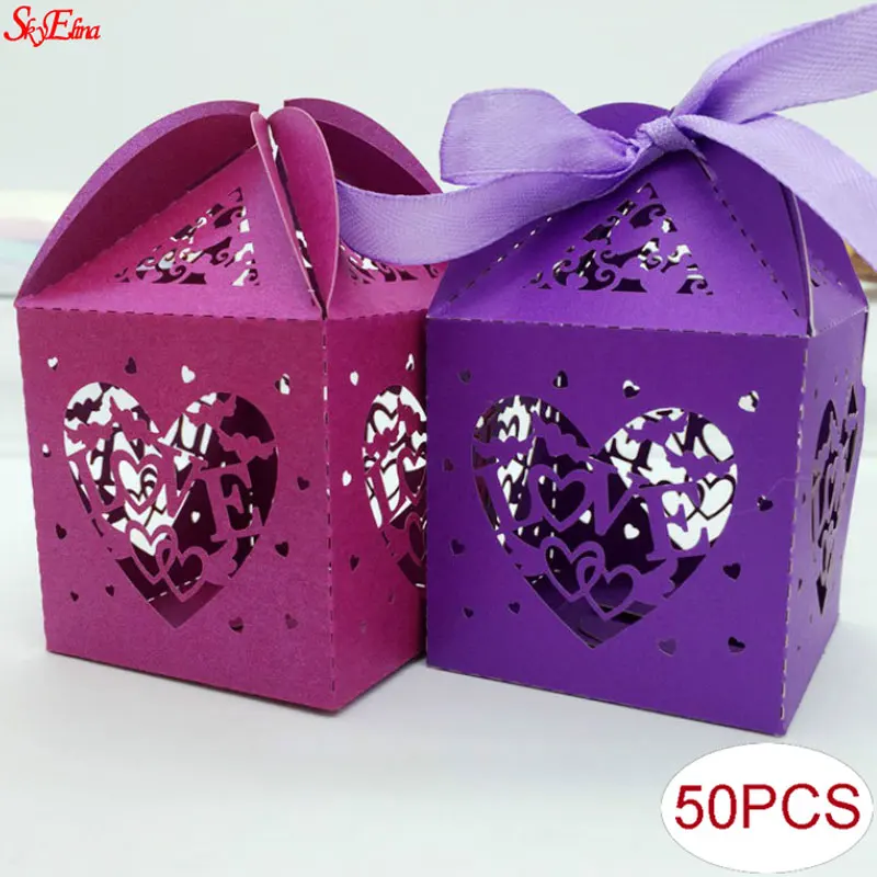 50 шт. коробка для конфет и шоколада с лазерной резкой|wedding decoration|wedding candy boxwedding