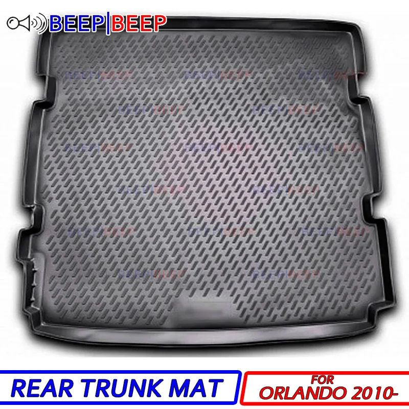 

For Chevrolet Orlando 2010- car trunk mats liner boot cargo mat tray floor carpet boot cargo rear mat car styling