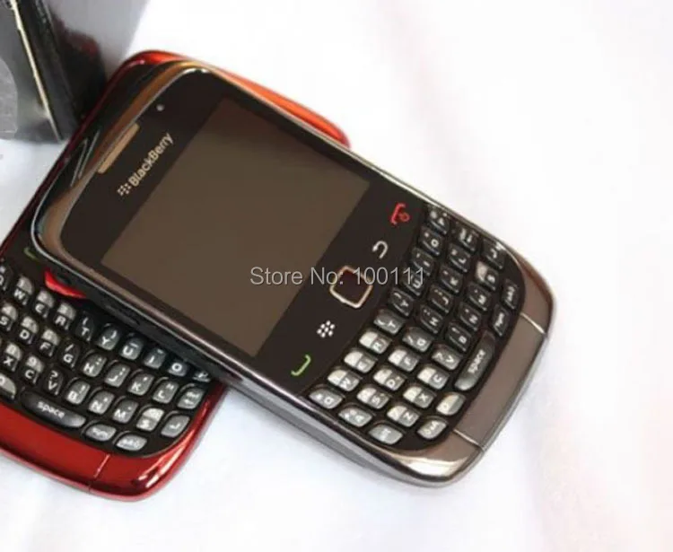 Blackberry Curve 9300 телефон с QWERTY клавиатурой 2MP камера Черный