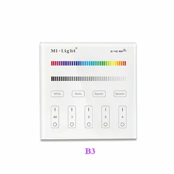 

Mi Light 2.4G wireless 4-Zone RGB/RGBW Smart Panel B3 Touch Glass Remote control for Mi Light Mi Light RGB/RGBW/RGBWW Series