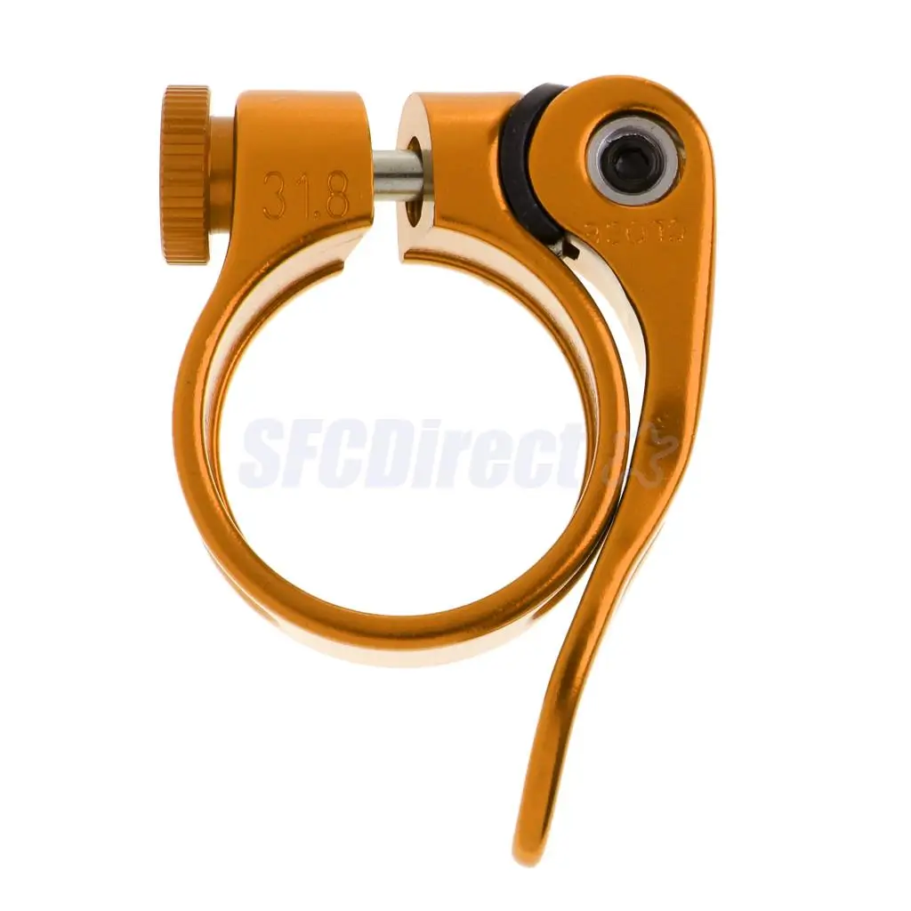 31.8mm Bicycle Seat Clamp Seatpost Clip Tube Lock  Aluminum Alloy Road MTB Cycling Bike Bicycle Quick Release Seatpost Clamp