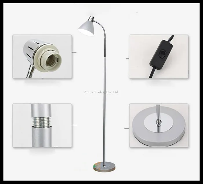 Piso de pé Lampada da Terra Lâmpadas de Assoalho Luz do Assoalho Rosa Amarelo Cinza Preto Lâmpada Lampen Loft Bonito Nordic 5 High Quality floor lamp