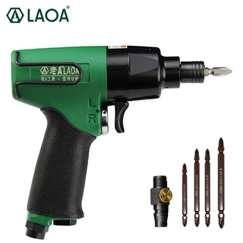 Online LAOA 8P Non-pin Gun Type Pneumatic Screwdrivers Air Screw Driver Pneumatic Pistols Tool Pneumatic Air Tools LA184160