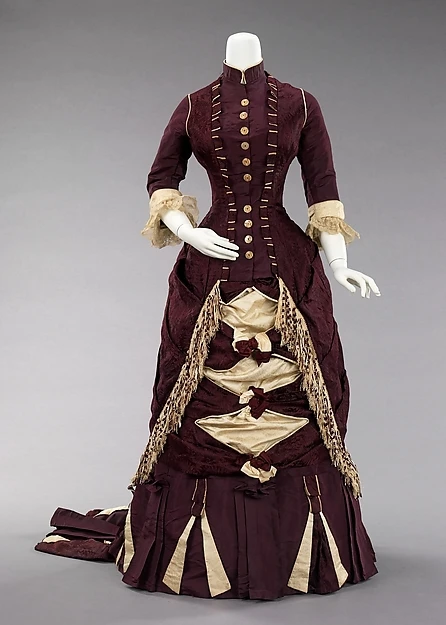 

18th Century Historical Inspiration Dress Bustle Silhouette Dress