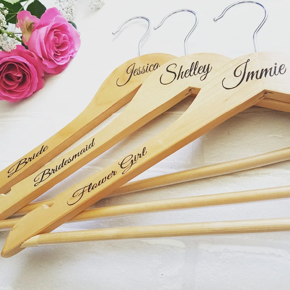 Personalized Village Engraved Bride Groom Wooden Wedding Dress