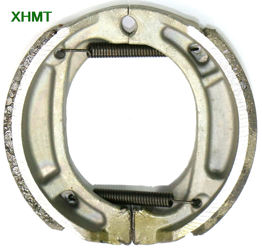 Для KAWASAKI 200 KDX C1 1986-1988 Дисковые Запчасти, Тормозные Колодки Барабанные Передние Задние 1987 - Цвет: Carbon Rear Shoe