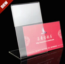 100*150MM 20 pcs acrylic desk table tablet stands sign banner name card showing stand acrylic price list label menu holder