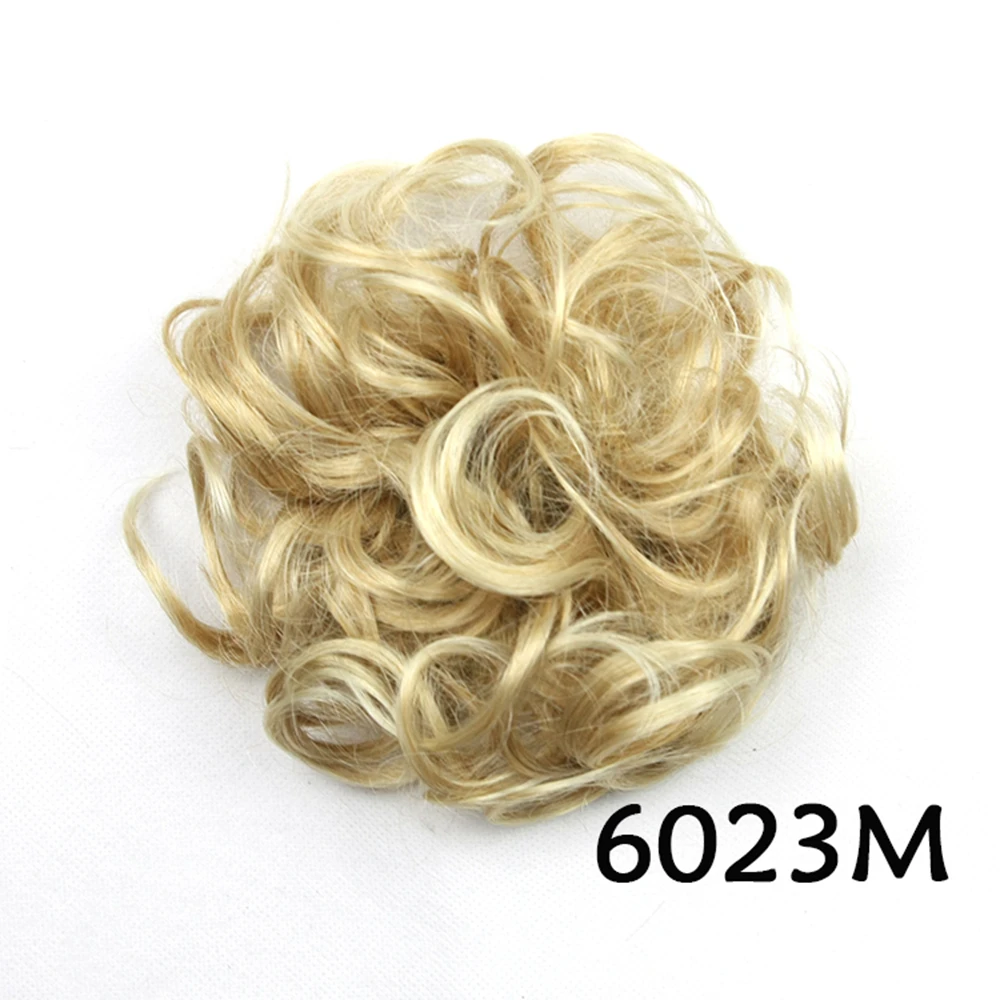 Soowee, 30 цветов, Синтетическая лента для волос, фиолетовый, черный, резинка для волос, пучок шиньон, высокотемпературное волокно, роликовая повязка для волос - Цвет: T1B/4/30
