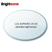 1,61 асферический анти-синий светильник компьютерное излучение и УФ-защита HC антибликовые CR-39 полимерные очки линзы по рецепту