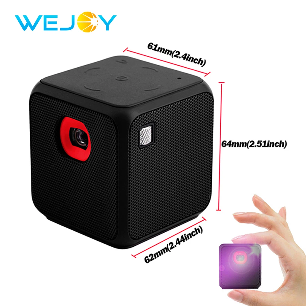 Wejoy Mini Smart Projector DL-S8 Magic Android 7.1 DLP Portable Projector Wifi Airplay Phone Home Movie Led Theater Video PPT
