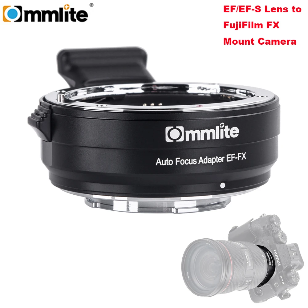 

Commlite CM-EF-FX Electronic AF Lens Mount Adapter from Canon EF/EF-S Lens for Fujifilm FX-Mount Camera X-T20 X-T3 X-T2 X-Pro2
