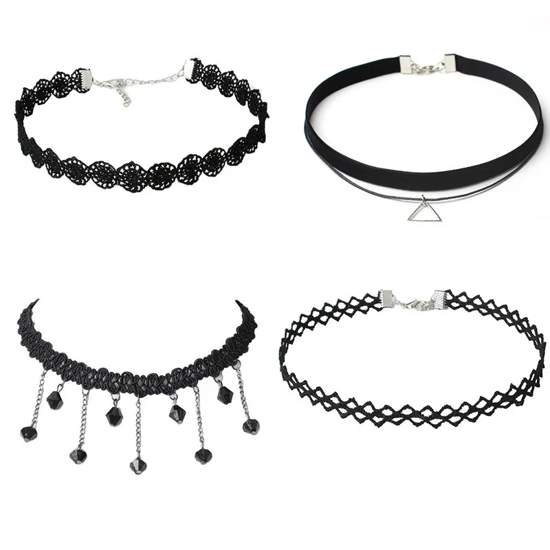 Qmarry Fashion 2019 Trendy Sexy Gothic Choker Vintage Charm Round Collar Jewelry Gift for Women | Украшения и аксессуары